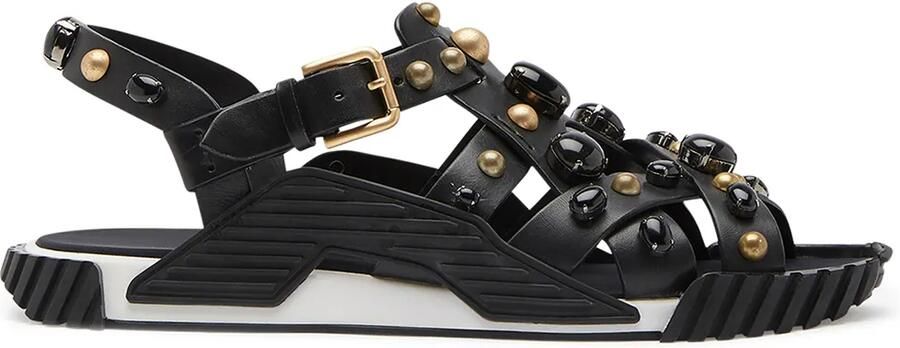 Dolce & Gabbana NS1 sandalen met studs Zwart