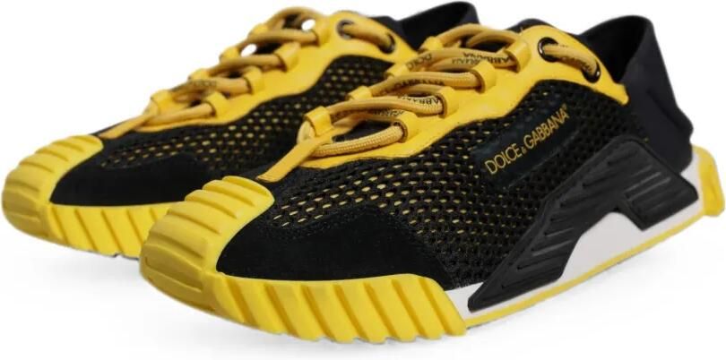 Dolce & Gabbana NS1 sneakers met mesh vlak Zwart - Foto 3