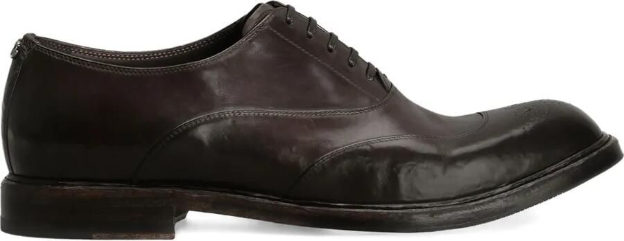 Dolce & Gabbana Oxford veterschoenen Bruin
