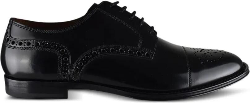 Dolce & Gabbana Oxford veterschoenen met geperforeerd detail Zwart