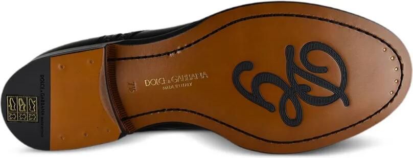 Dolce & Gabbana Oxford veterschoenen met geperforeerd detail Zwart - Foto 4