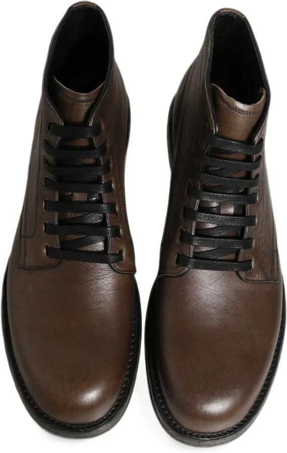 Dolce & Gabbana Perugino leather ankle boots Bruin - Foto 3