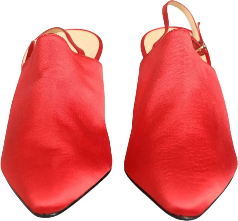 Dolce & Gabbana pointed-toe slingback pumps Rood - Foto 2