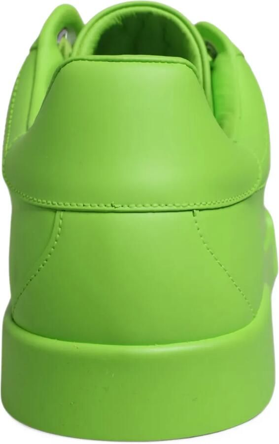 Dolce & Gabbana Portofino leather sneakers Groen - Foto 3