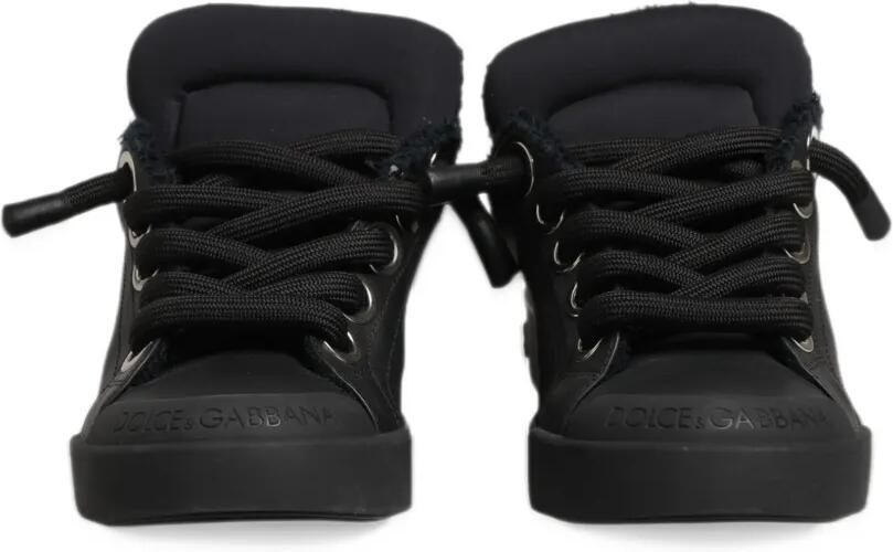 Dolce & Gabbana Portofino leather sneakers Zwart - Foto 2