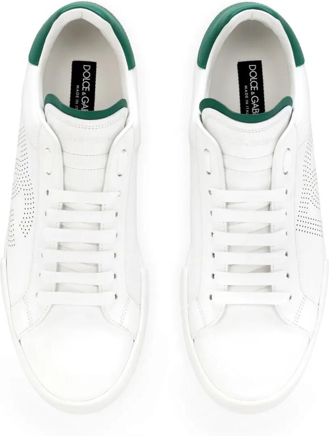 Dolce & Gabbana Portofino leren sneakers Wit - Foto 2