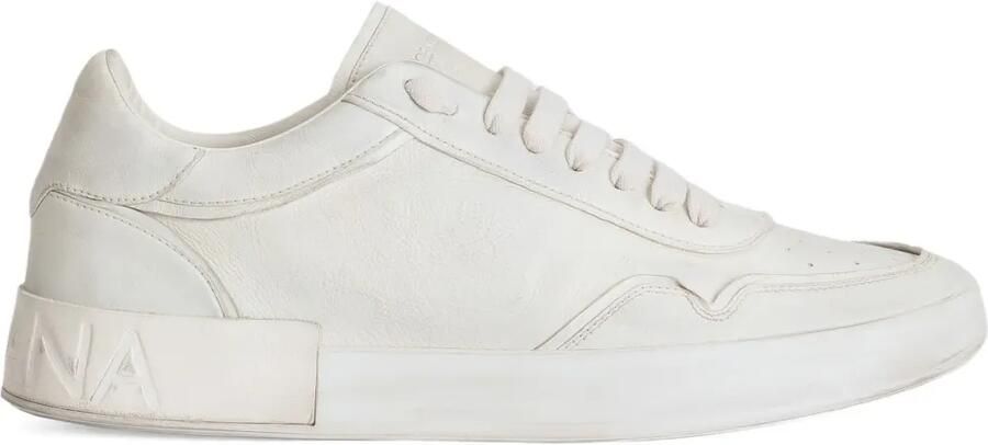 Dolce & Gabbana Portofino leren sneakers Wit