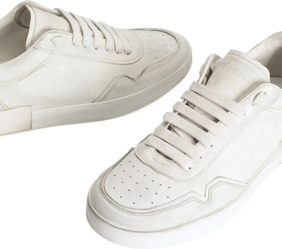 Dolce & Gabbana Portofino leren sneakers Wit - Foto 2