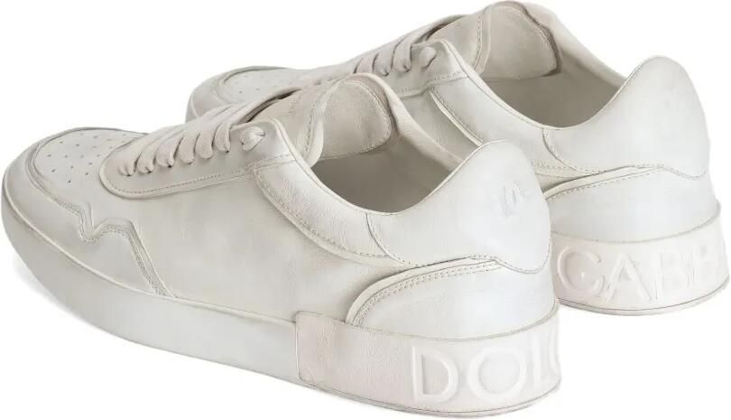 Dolce & Gabbana Portofino leren sneakers Wit - Foto 3