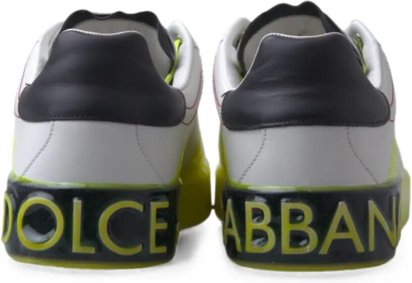Dolce & Gabbana Portofino leren sneakers Wit - Foto 2