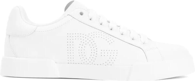 Dolce & Gabbana Portofino Light leren sneakers Wit