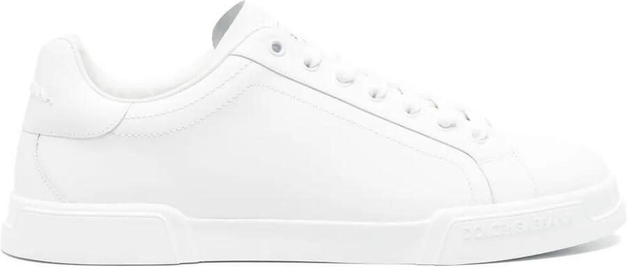 Dolce & Gabbana Portofino Light sneakers van kalfsleer Wit