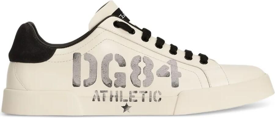 Dolce & Gabbana Portofino Light Strobel sneakers Wit