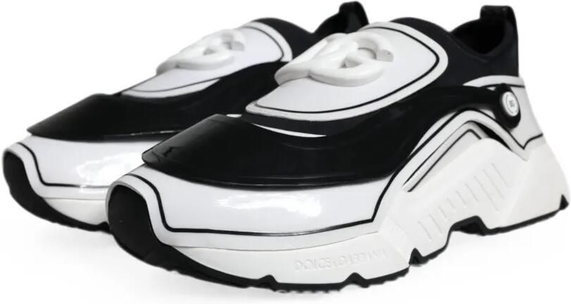 Dolce & Gabbana Portofino sneakers met logoplakkaat Wit - Foto 3