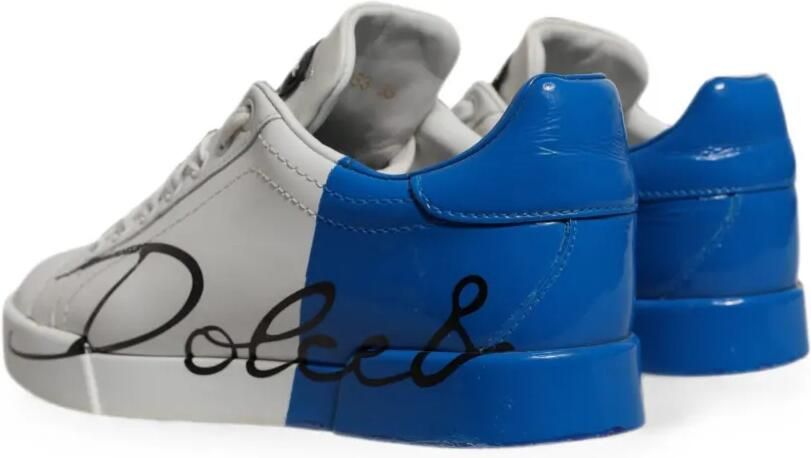 Dolce & Gabbana Portofino sneakers met logoprint Wit - Foto 4