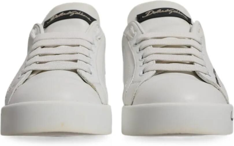 Dolce & Gabbana Portofino sneakers met logoprint Wit - Foto 2