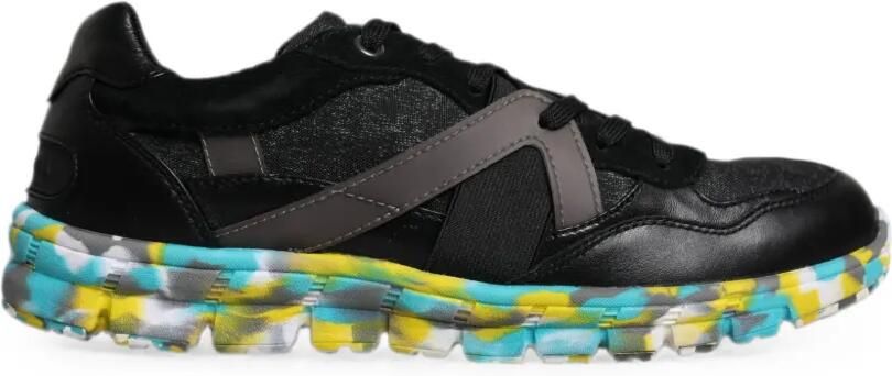 Dolce & Gabbana Portofino sneakers met vlakken Zwart