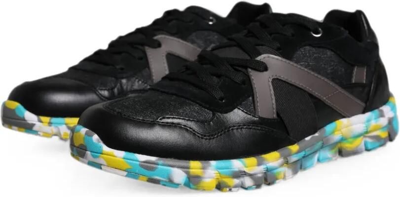 Dolce & Gabbana Portofino sneakers met vlakken Zwart - Foto 3