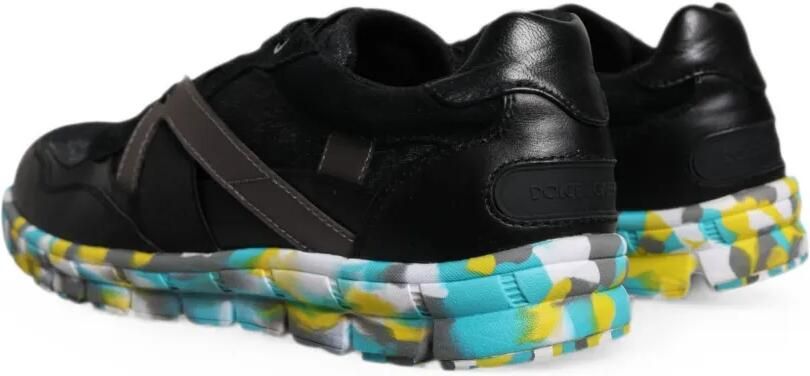 Dolce & Gabbana Portofino sneakers met vlakken Zwart - Foto 4