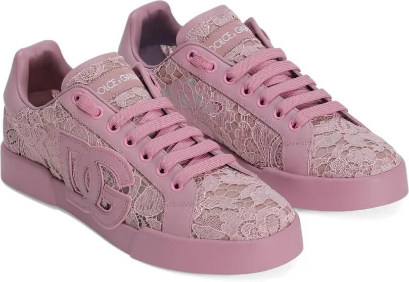 Dolce & Gabbana Portofino sneakers Roze - Foto 3