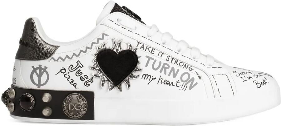 Dolce & Gabbana Portofino sneakers Wit