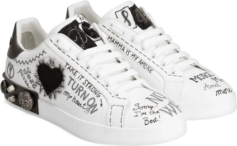 Dolce & Gabbana Portofino sneakers Wit - Foto 5