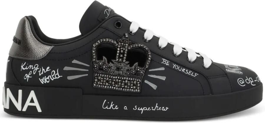 Dolce & Gabbana Portofino sneakers Zwart