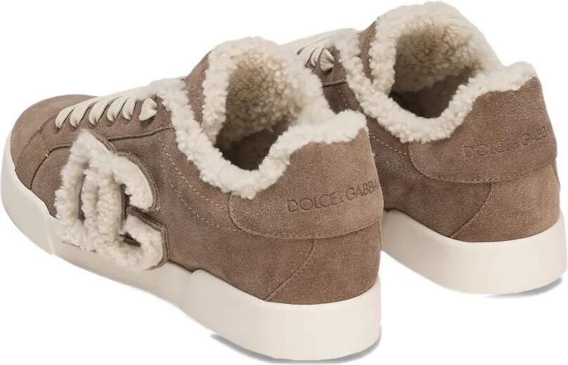 Dolce & Gabbana Portofino suède sneakers Beige - Foto 4