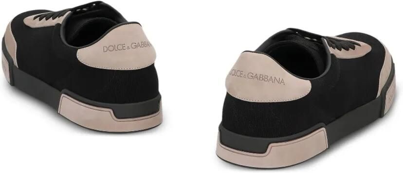 Dolce & Gabbana Portofino Yacht sneakers met kalfsleer vlak Zwart - Foto 3