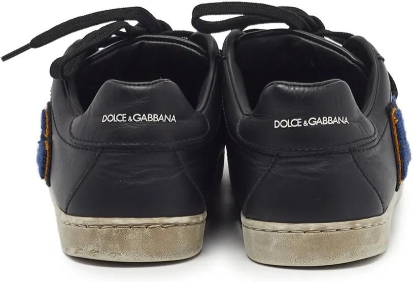 Dolce & Gabbana Pre-Owned Portofino leren sneakers Zwart - Foto 3