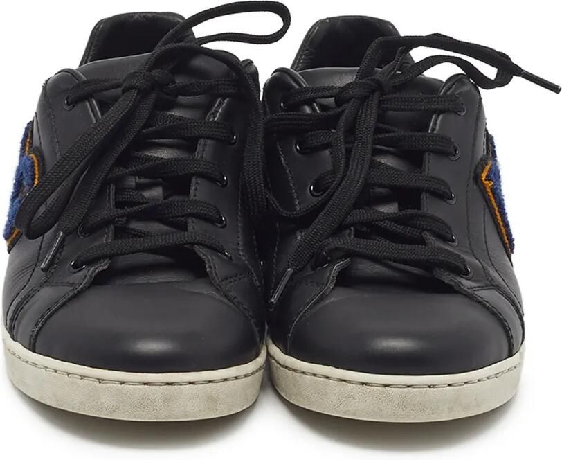 Dolce & Gabbana Pre-Owned Portofino leren sneakers Zwart - Foto 2