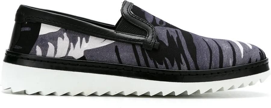Dolce & Gabbana printed slip-on sneakers Zwart