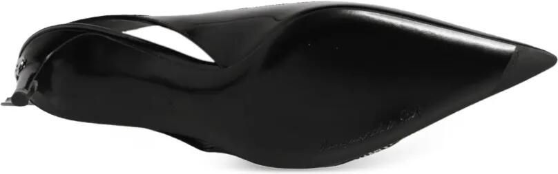 Dolce & Gabbana Pumps met gelakte afwerking en rits Zwart - Foto 5