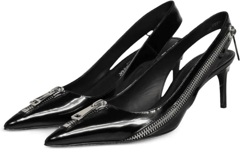 Dolce & Gabbana Pumps met gelakte afwerking en rits Zwart - Foto 3