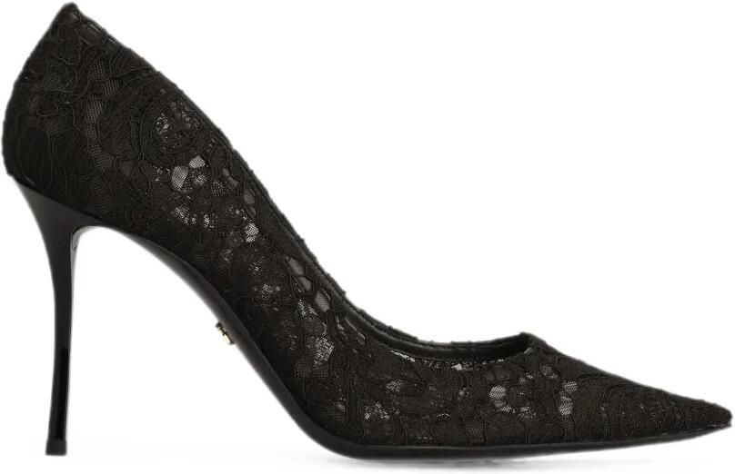 Dolce & Gabbana Pumps met kant Zwart
