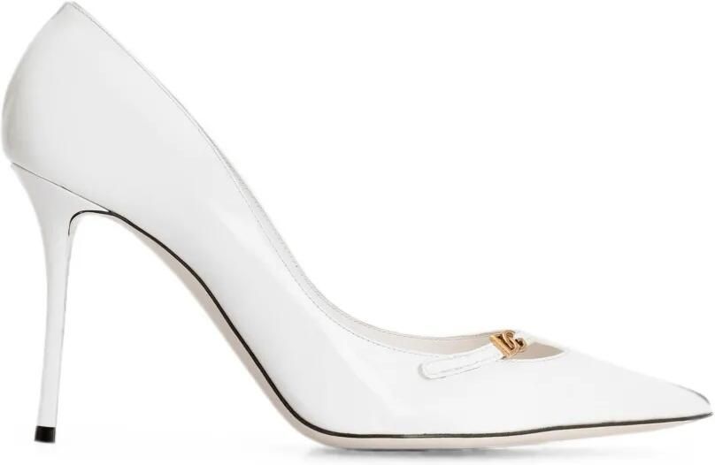 Dolce & Gabbana Pumps met puntige neus Wit