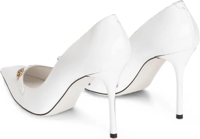 Dolce & Gabbana Pumps met puntige neus Wit - Foto 3