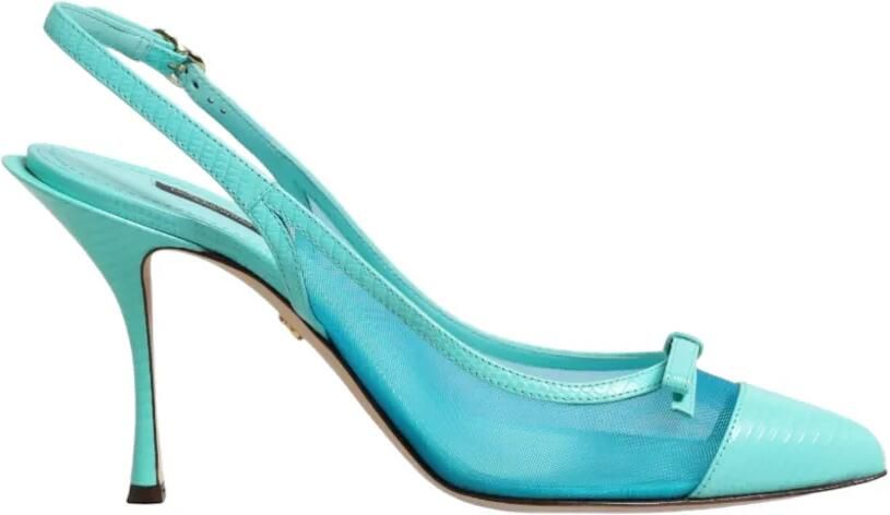 Dolce & Gabbana Pumps met strikdetail Blauw