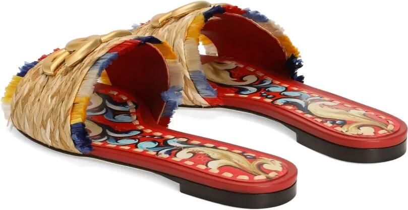 Dolce & Gabbana Raffia slippers Beige - Foto 2