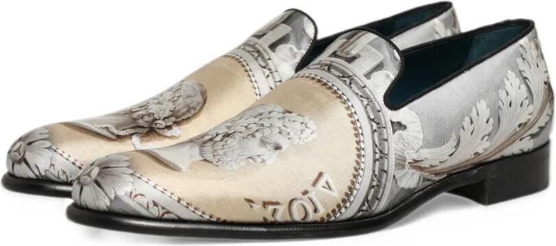 Dolce & Gabbana Roman-print loafers Grijs - Foto 2