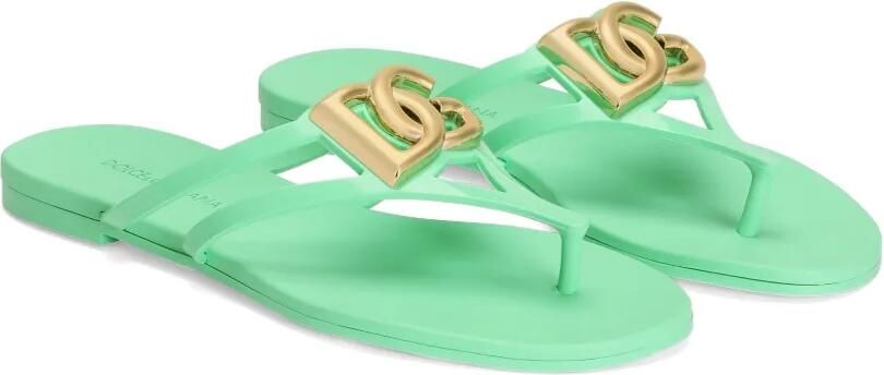 Dolce & Gabbana Rubberen teenslippers Groen - Foto 3