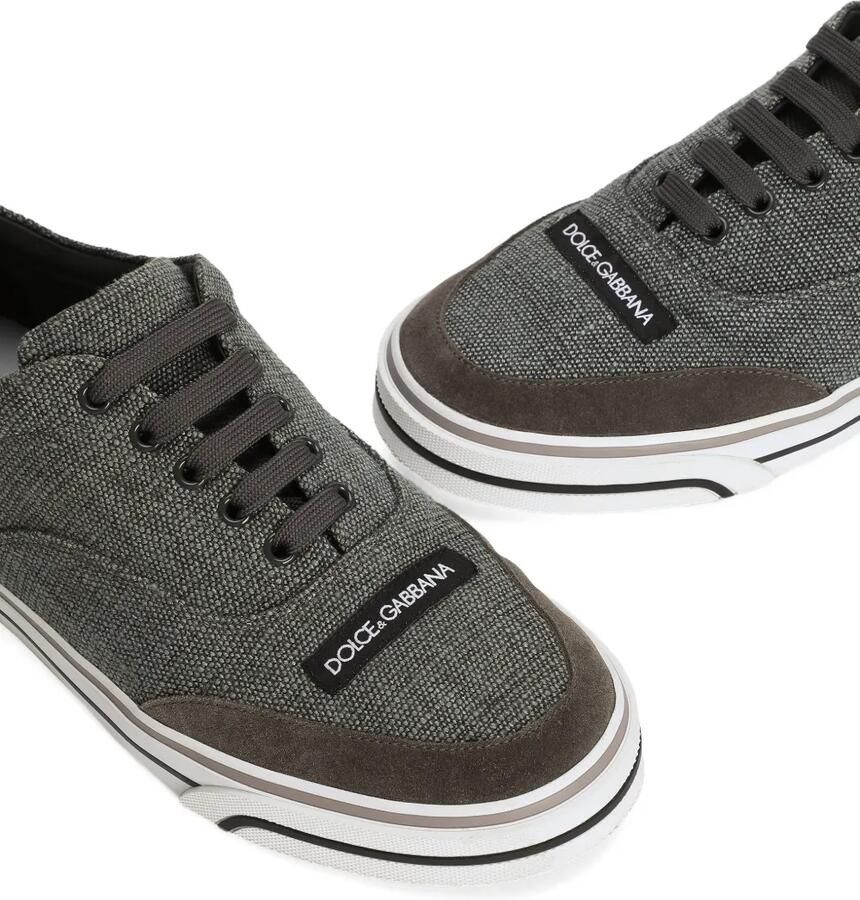 Dolce & Gabbana Sailing linnen sneakers Grijs - Foto 2