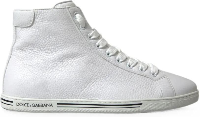 Dolce & Gabbana Saint Tropez leren sneakers Wit