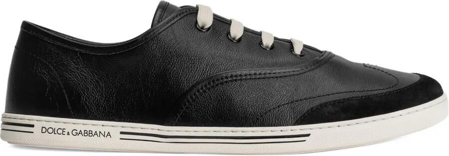 Dolce & Gabbana Saint Tropez leren sneakers Zwart