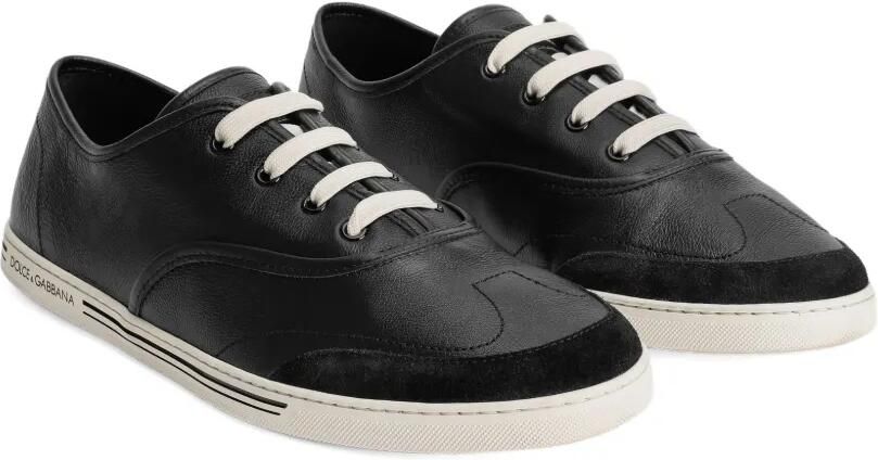 Dolce & Gabbana Saint Tropez leren sneakers Zwart - Foto 4