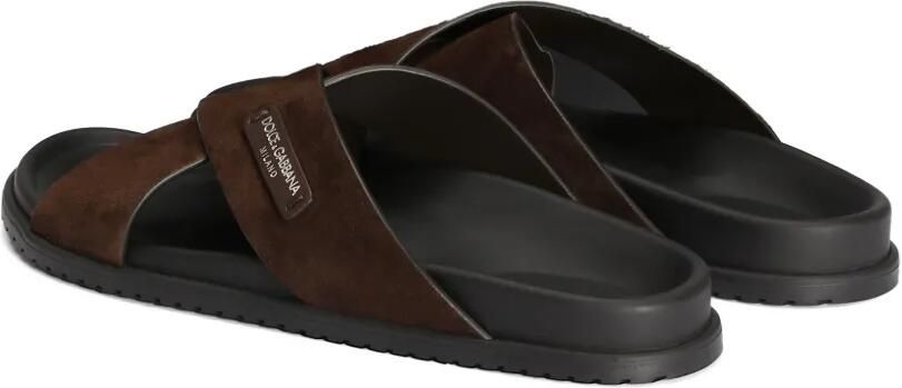 Dolce & Gabbana Sandalen in split Bruin - Foto 4