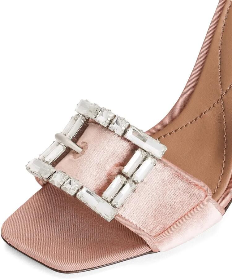 Dolce & Gabbana Sandalen met kristallen gesp Roze - Foto 2