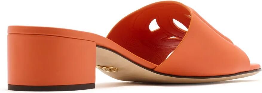 Dolce & Gabbana Sandalen met logo Oranje - Foto 4