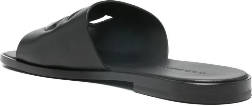 Dolce & Gabbana Sandalen met logo-reliëf Zwart - Foto 3