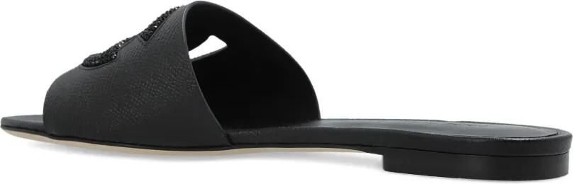 Dolce & Gabbana Sandalen met logo Zwart - Foto 4